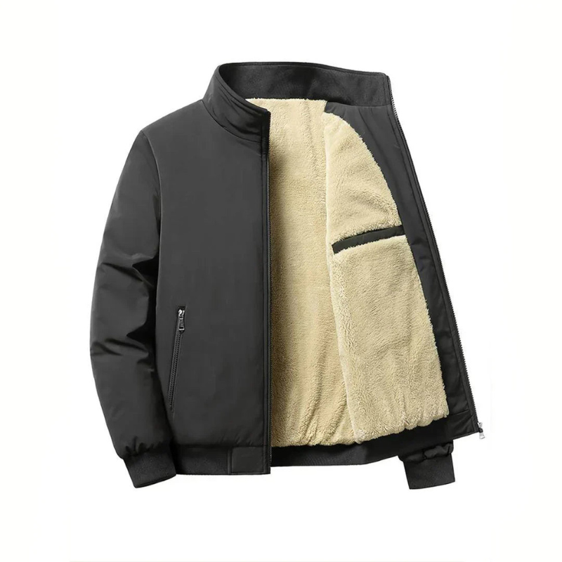 Jacke Herren | Warme Winterjacke mit Stehkragen | Casual Style