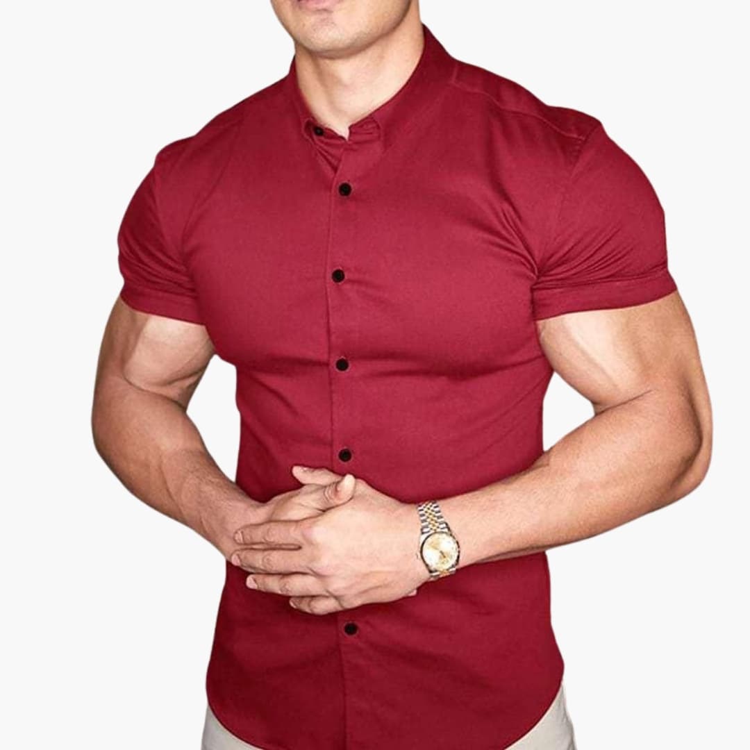 Herren Hemd | Slimfit | Kurzarm | Sommer