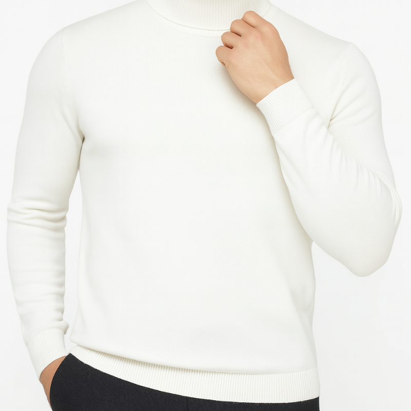 Pullover Herren | Klassische Rollkragen Form | Rollkragenpullover Herren
