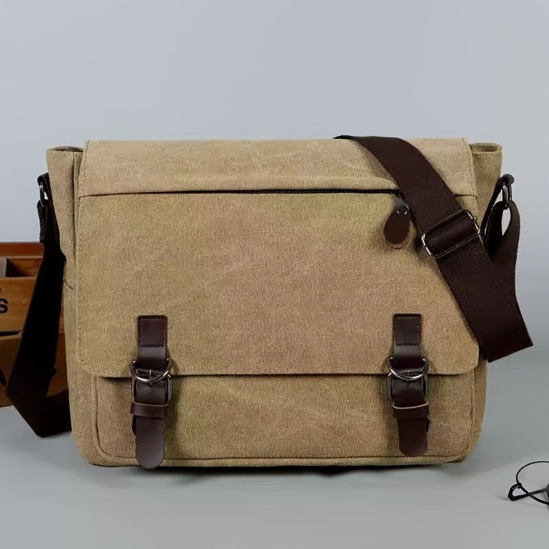Herren Tasche | Vintage Stil | Mit Riemen | Sommer