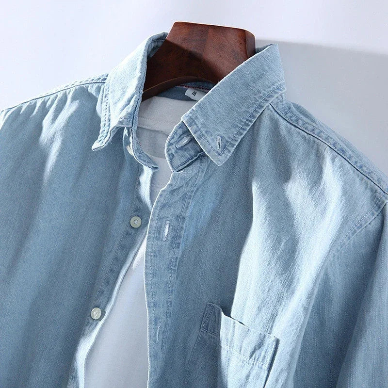 Herren Hemd | Straight | Mit Knöpfen | Sommer