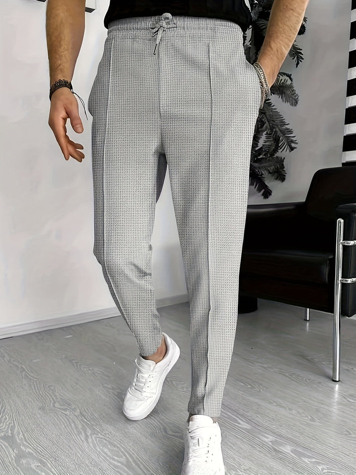 Herren Hose | Tapered | Elastischer Bund | Sommer