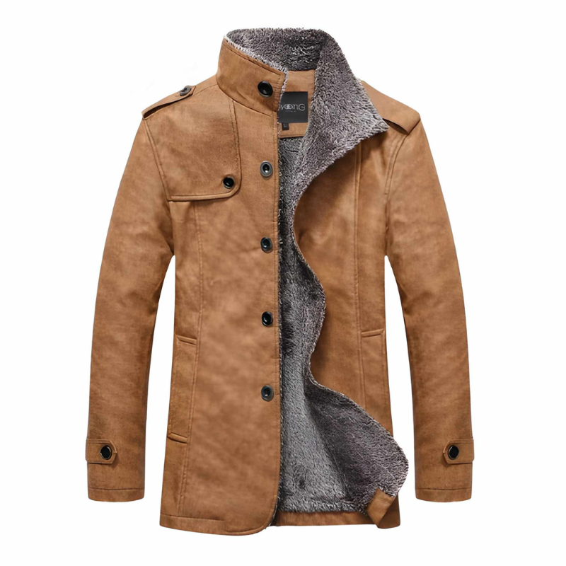 Jacke Herren | Warm Gefüttert Elegant | Klassische Winterjacke Herren