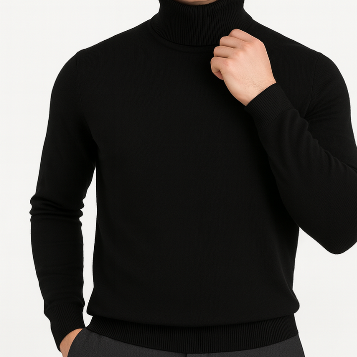 Pullover Herren | Klassische Rollkragen Form | Rollkragenpullover Herren
