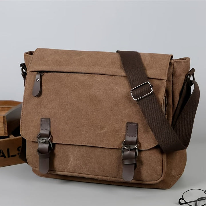 Herren Tasche | Vintage Stil | Mit Riemen | Sommer