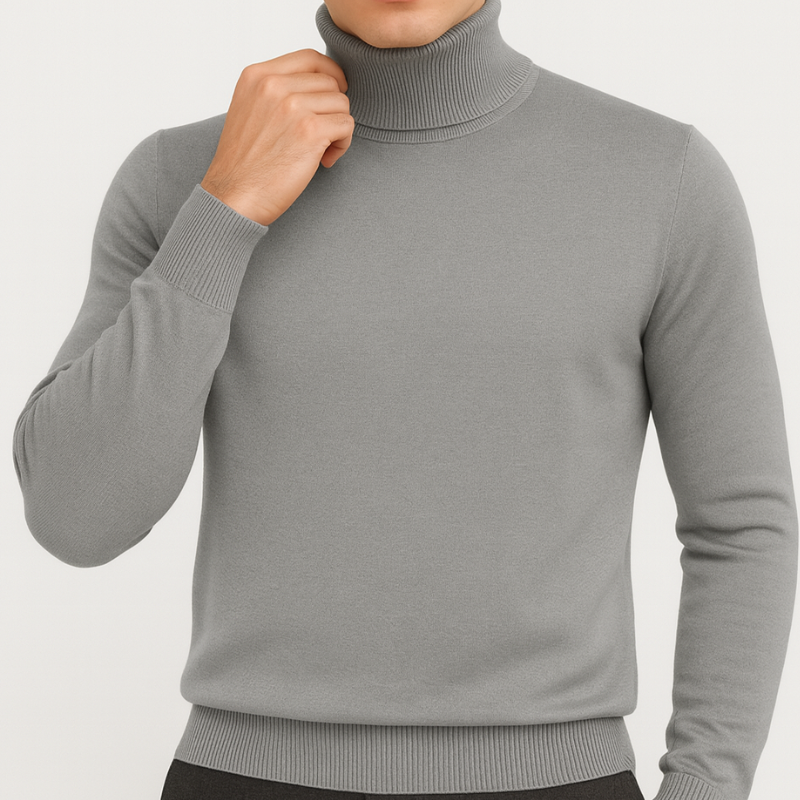 Pullover Herren | Klassische Rollkragen Form | Rollkragenpullover Herren