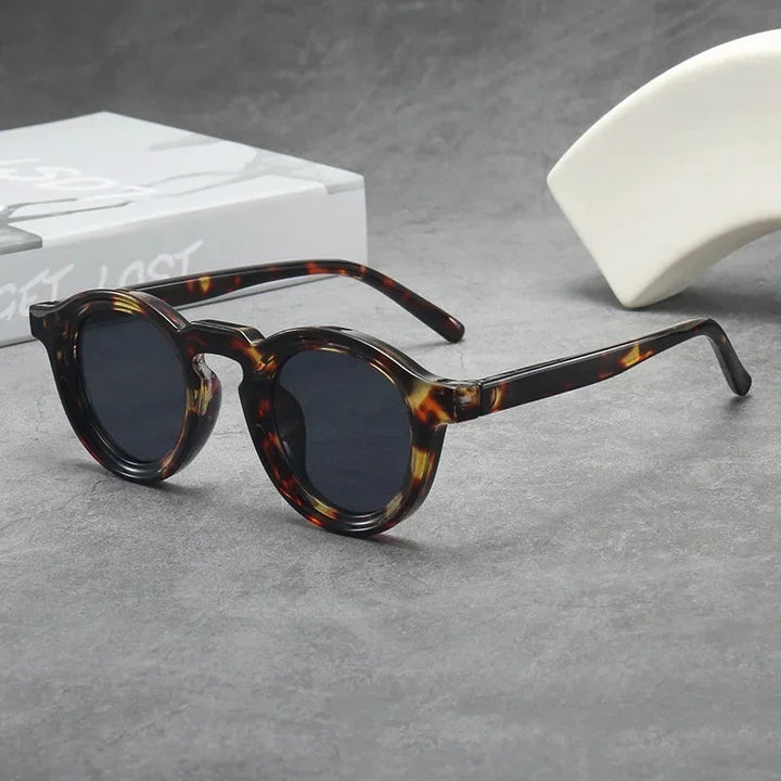 Herren Sonnenbrille | Rundes Gestell | Moderner Look | Sommer