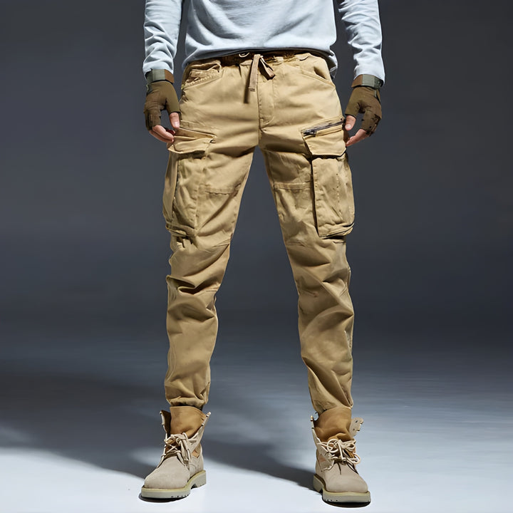 Cargohose Herren | Jeans Herren Fit | Elastischer Bund Style
