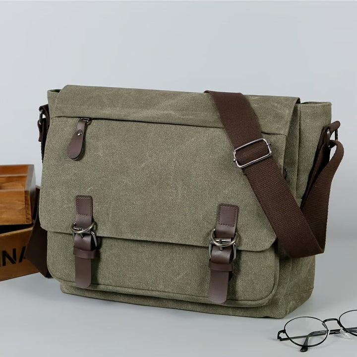 Herren Tasche | Vintage Stil | Mit Riemen | Sommer