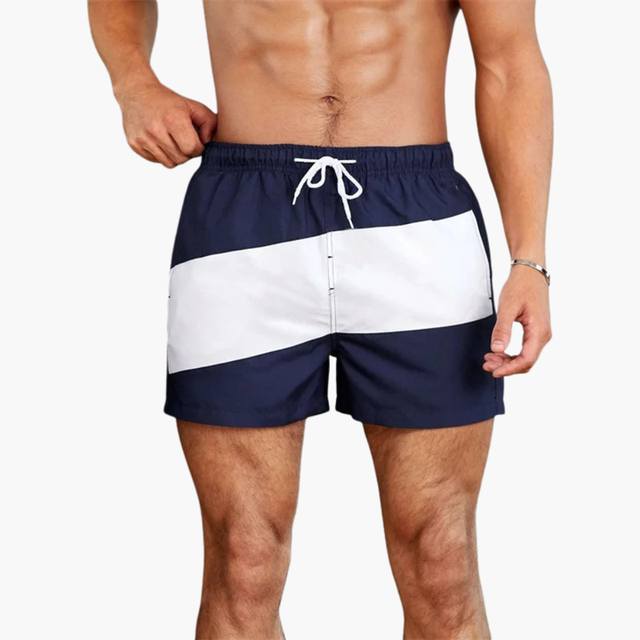 Herren Badeshorts | Straight | Mit Kordelzug | Sommer