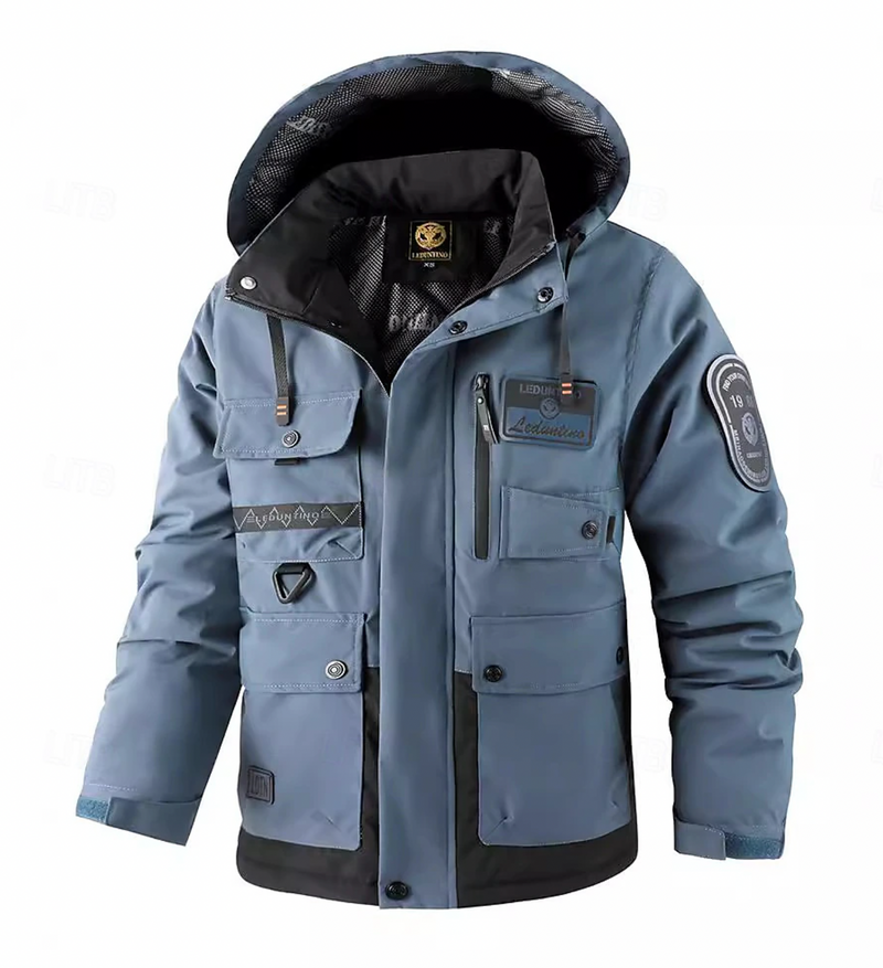 Herren Jacke | Oversized | Mit Kapuze | Casual
