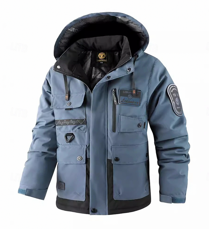 Herren Jacke | Oversized | Mit Kapuze | Casual