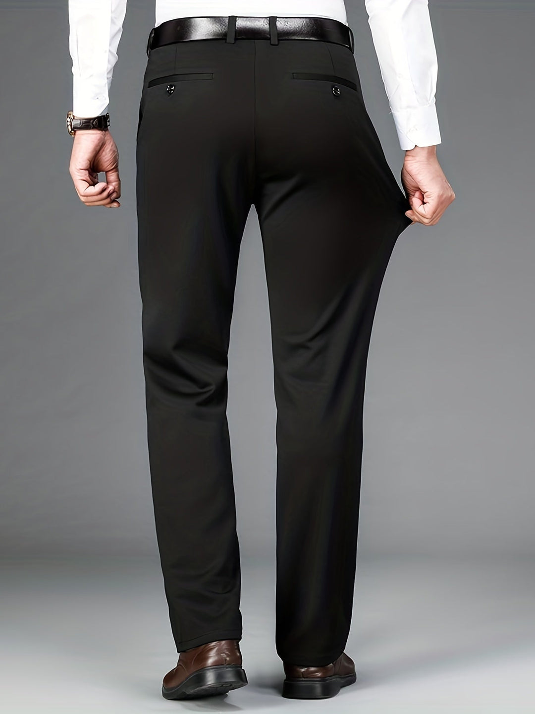 Herren Stoffhose | Gerade Passform | Eleganter Stil | Sommer