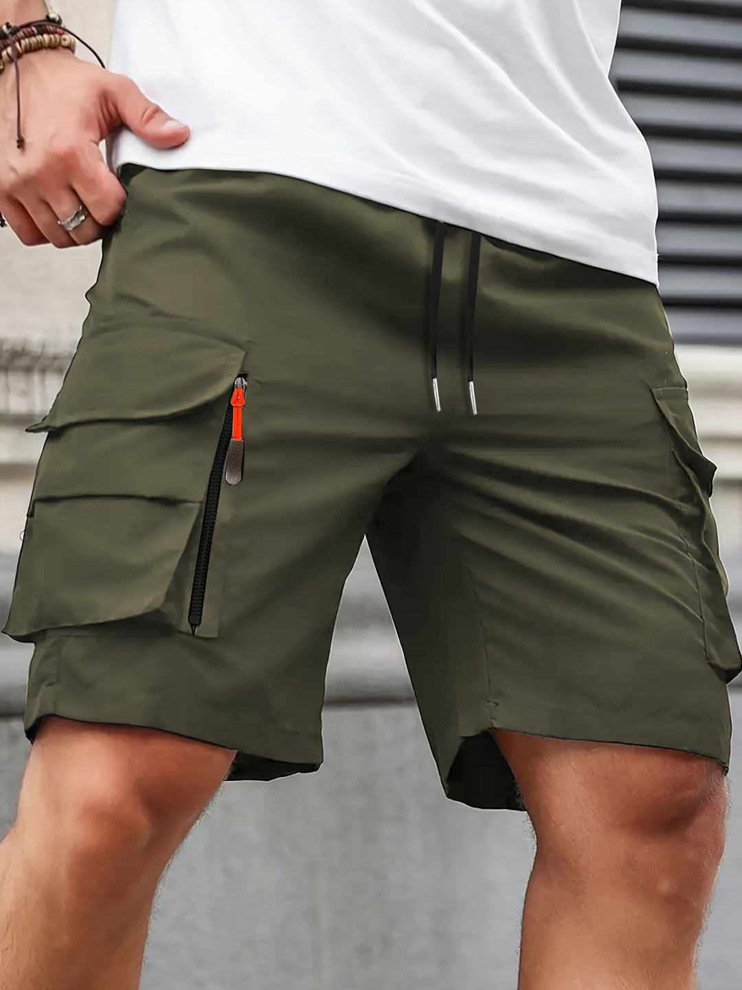 Herren Shorts | Cargo Stil | Mit Kordelzug | Sommer