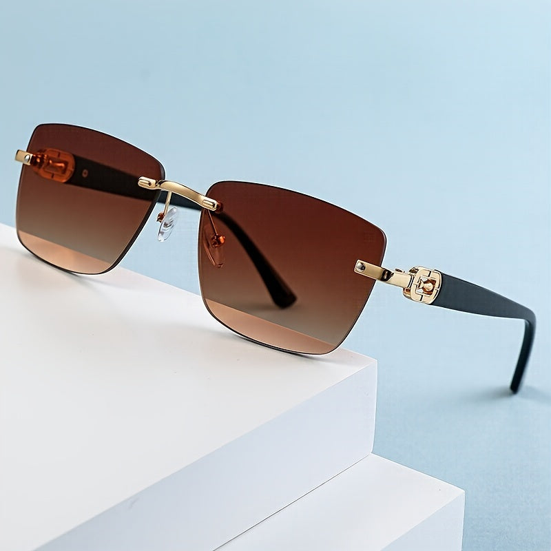 Herren Sonnenbrille | Elegant | Rahmenlos | Sommer