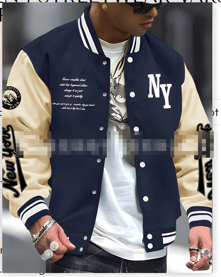 Jacke Herren | Streetwear Varsity Stil | Winterjacke Herren
