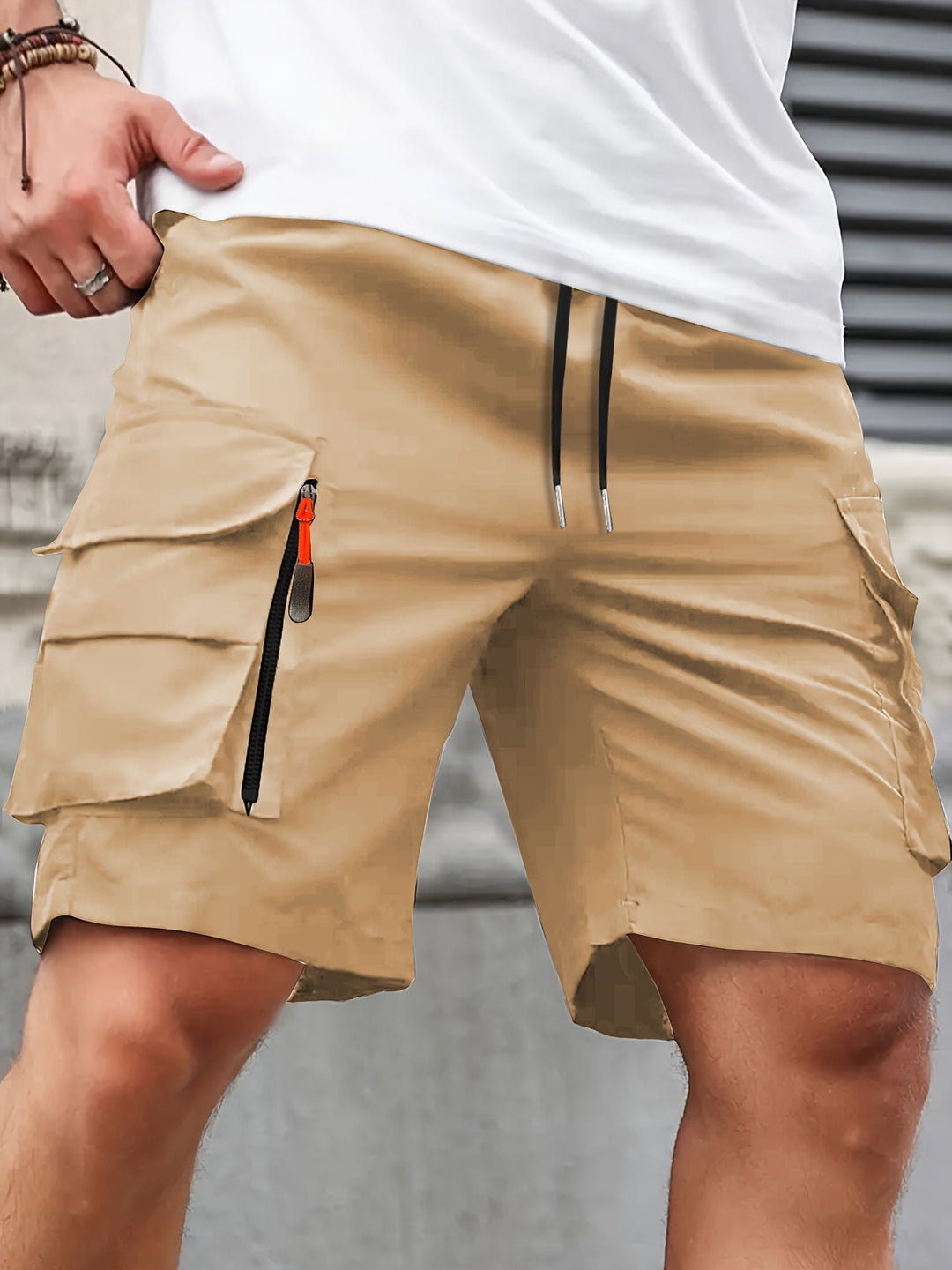 Herren Shorts | Cargo Stil | Mit Kordelzug | Sommer