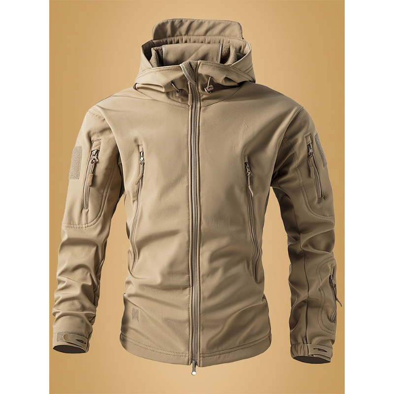 Jacke Herren | Warm Gefüttert & Softshell | Taktische Winterjacke Herren