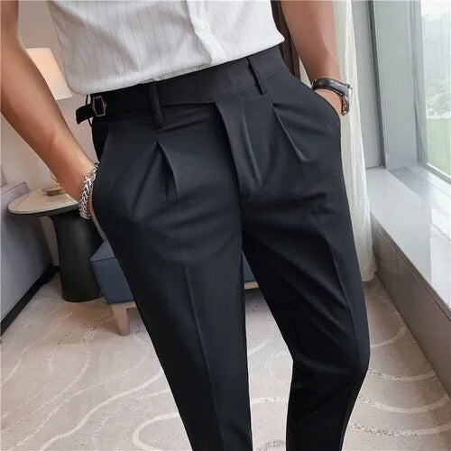Herren Hose | Eleganter Stil | Bundfalte Design | Sommer