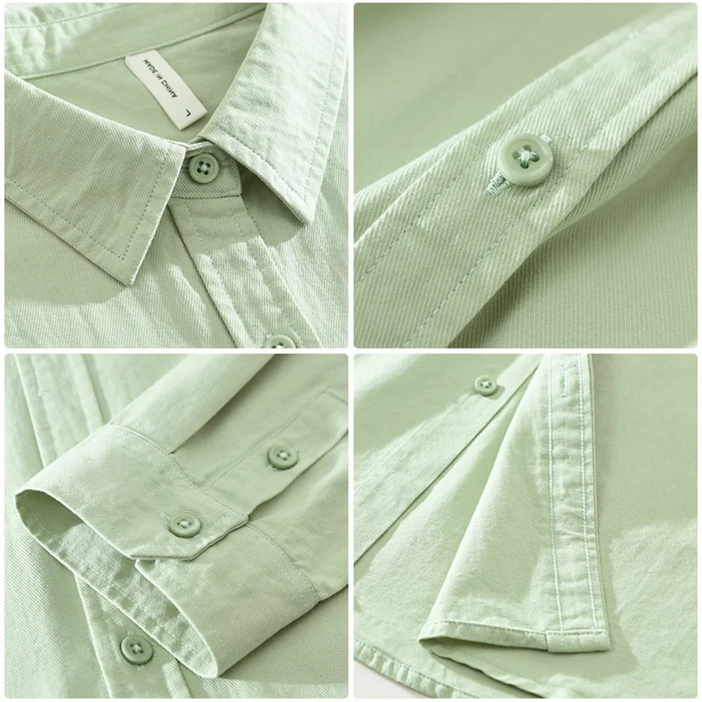 Herren Hemd | Straight | Mit Knöpfen | Sommer