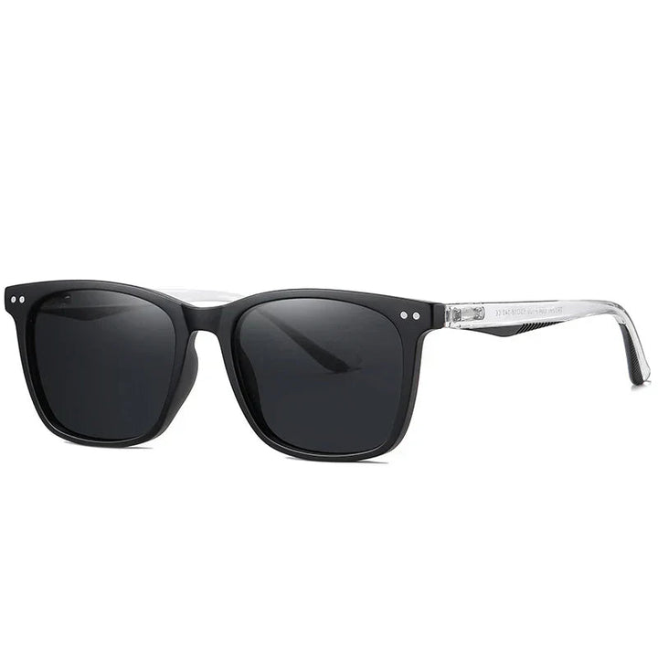 Herren Sonnenbrille | Getönte Gläser | Transparenter Rahmen | Sommer
