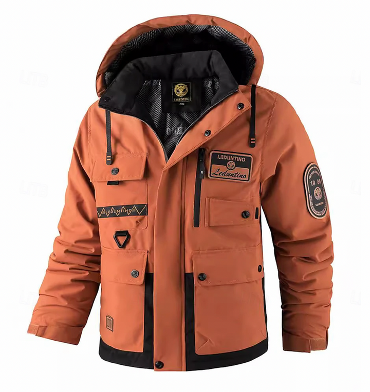 Herren Jacke | Oversized | Mit Kapuze | Casual