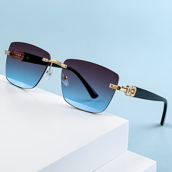 Herren Sonnenbrille | Elegant | Rahmenlos | Sommer