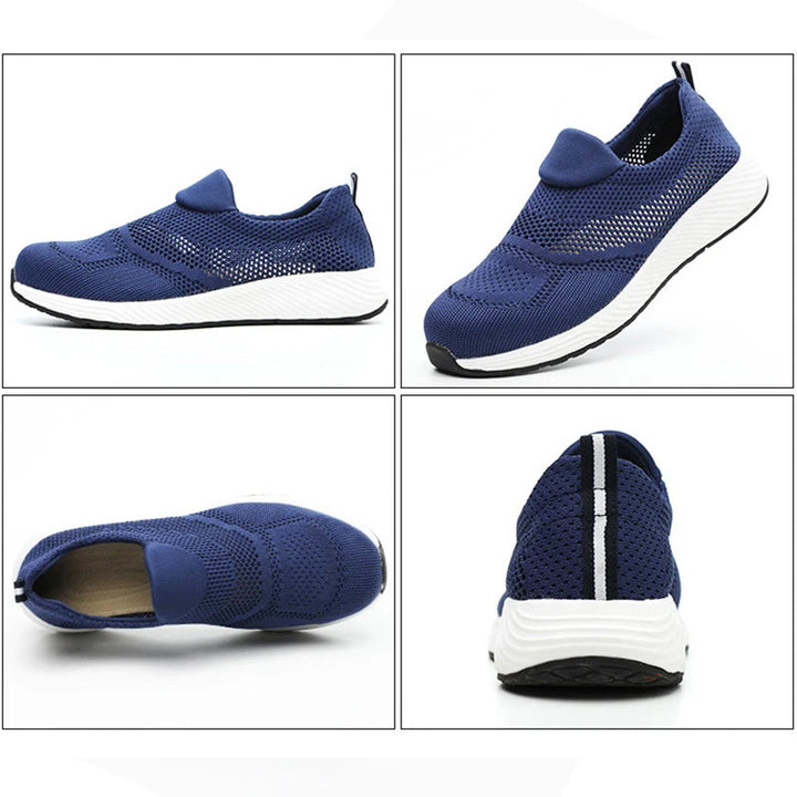 Arbeitsschuhe Herren | Atmungsaktiv Leicht Flexibel | Sichere Arbeits Schuhe