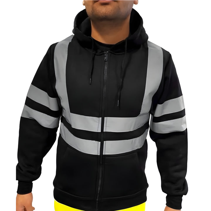 Herren Jacke | Warme Reflektierende Arbeitsjacke | Herren Skijacke