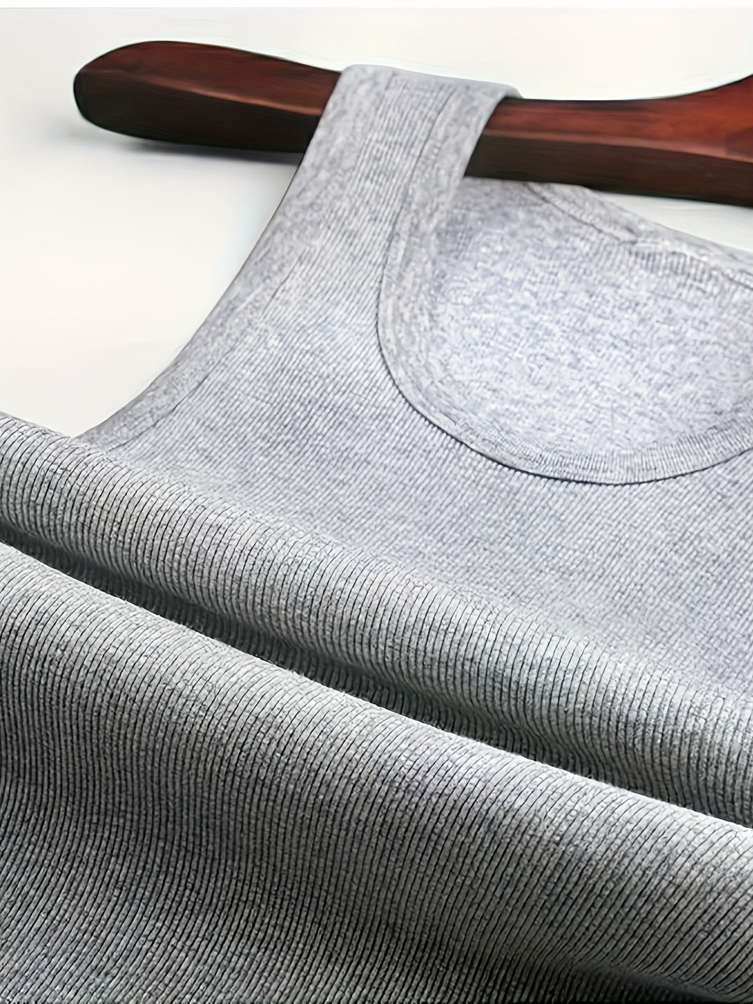 Herren Tanktop | Slim Fit | Gerippte Struktur | Sommer
