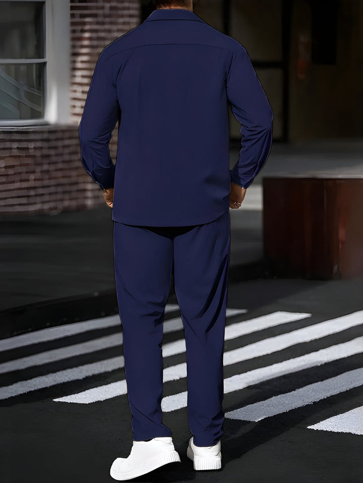 Herren Set | Oversized | Mit Knöpfen | Frühling