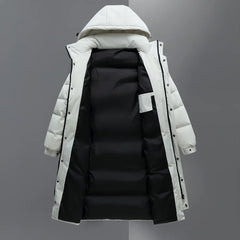 Herren Wintermantel | Oversized | Mit Kapuze | Lang
