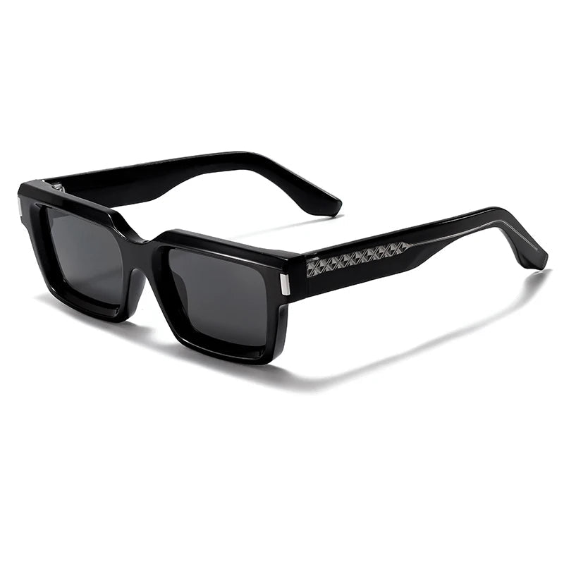 Herren Sonnenbrille | Rechteckiges Gestell | Moderner Look | Sommer
