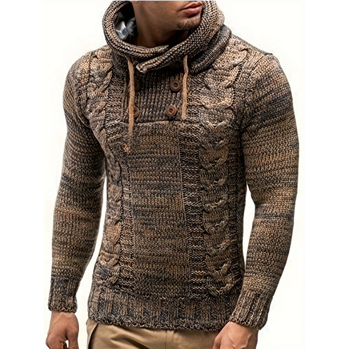 Sweatshirt Herren | Pullover Klassisch Modern | Stehkragen Design