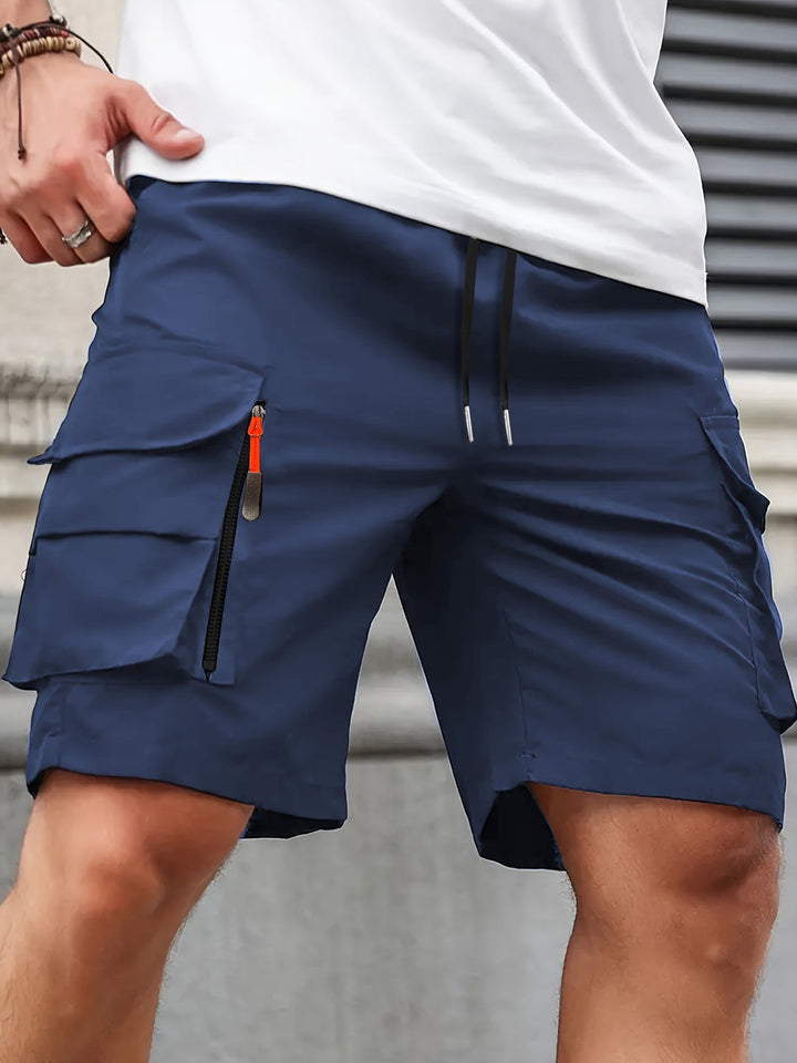 Herren Shorts | Cargo Stil | Mit Kordelzug | Sommer