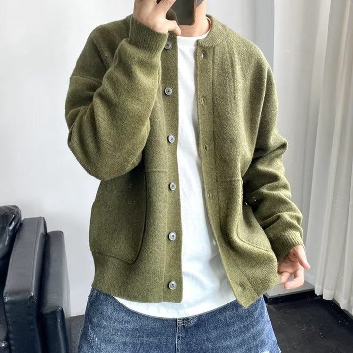 Herren Cardigan | Oversized Stil | Mit Knöpfen | Frühling