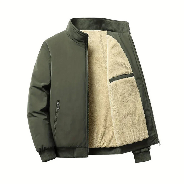 Jacke Herren | Warme Winterjacke mit Stehkragen | Casual Style