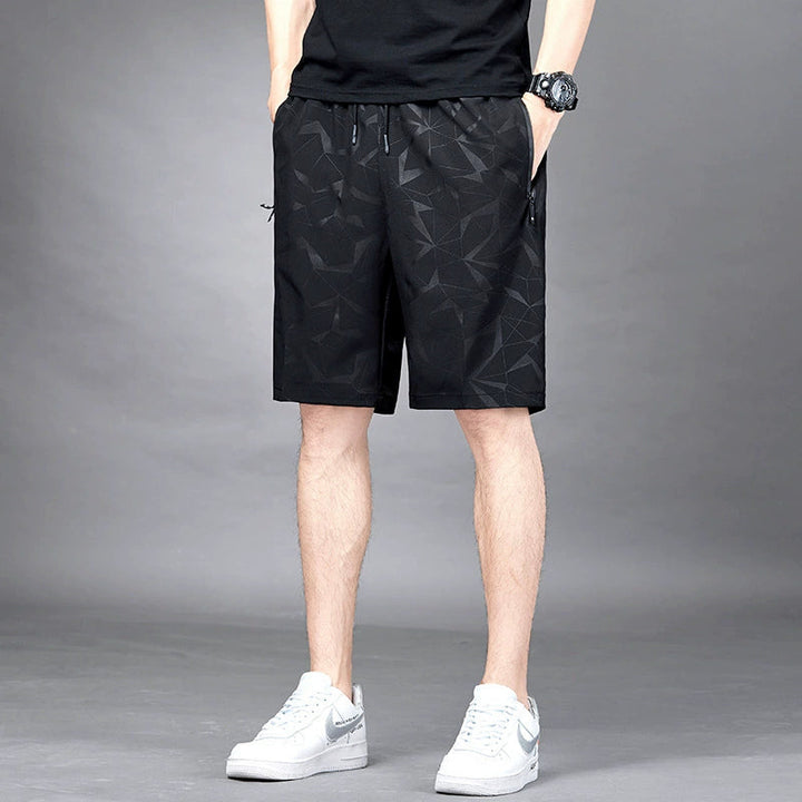 Herren Shorts | Straight | Mit Reißverschluss Detail | Sommer