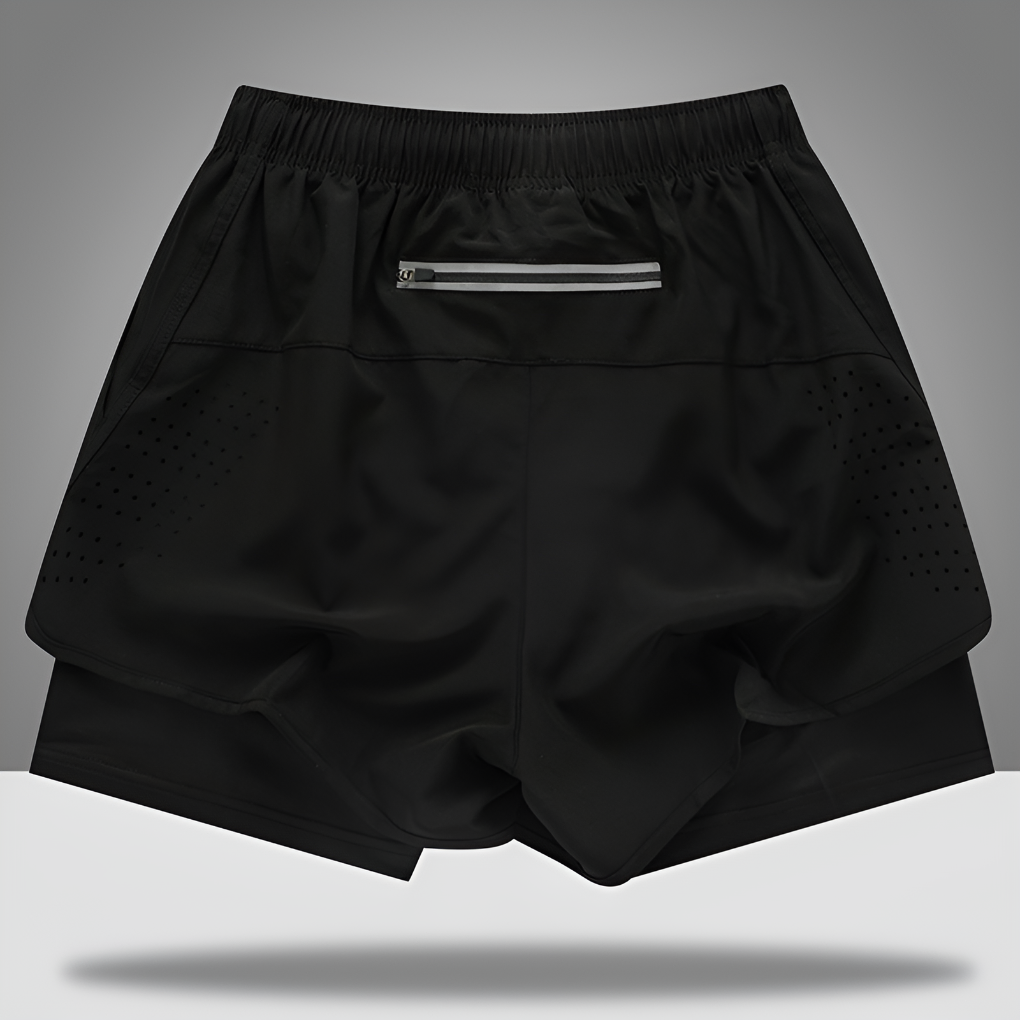 Herren Sport Shorts | Straight | Mit Innenhose | Sommer