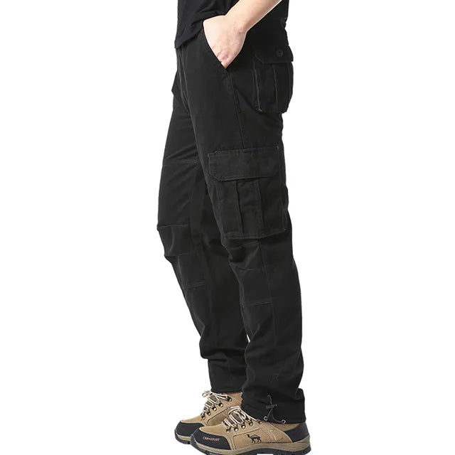 Herren Cargo Hose | Straight Stil | Mit Taschen | Outdoor Sommer