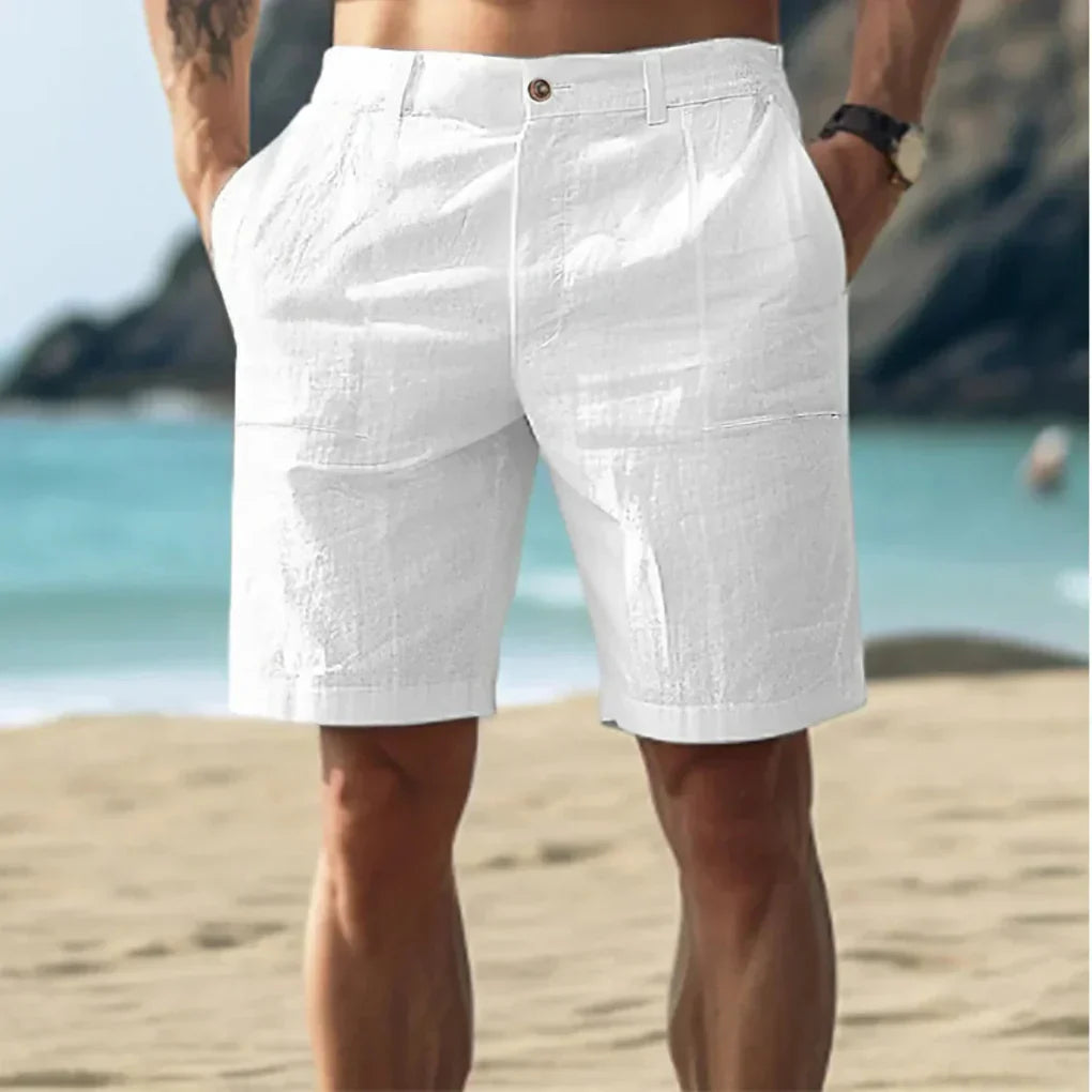 Herren Shorts | Straight | Mit Knopf | Sommer