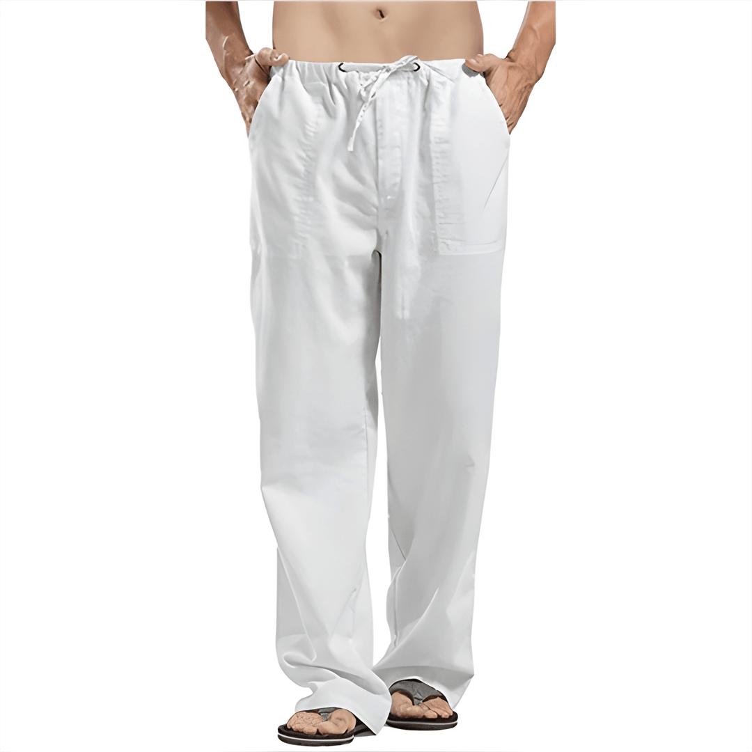 Herren Hose | Straight | Mit Tunnelzug | Sommer