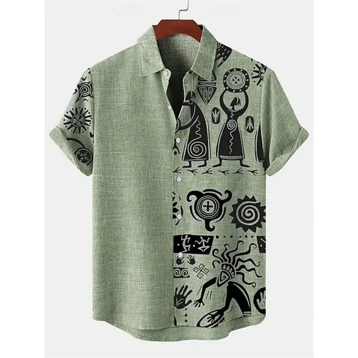 Herren Shirt | Westernstil | Knopfleiste | Sommer