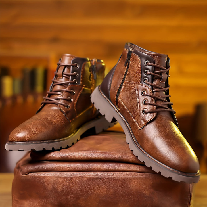 Winterstiefel Herren | Schnürstiefel Design | Langlebig & Elegant | Schuhe
