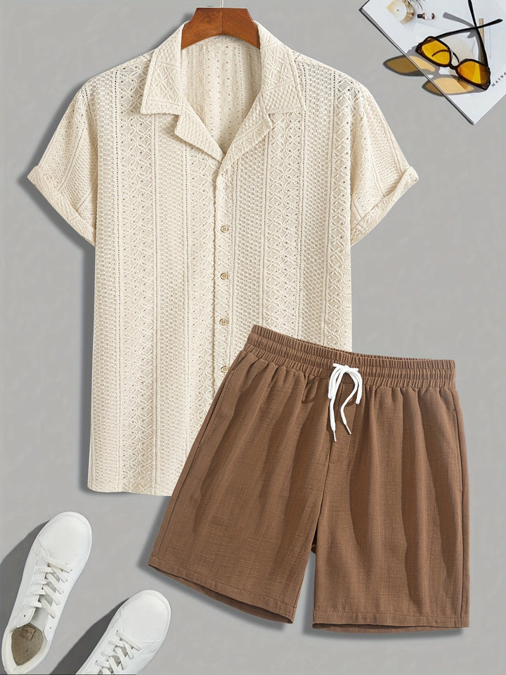 Herren Set | Elegant | Mit Knöpfen | Sommer