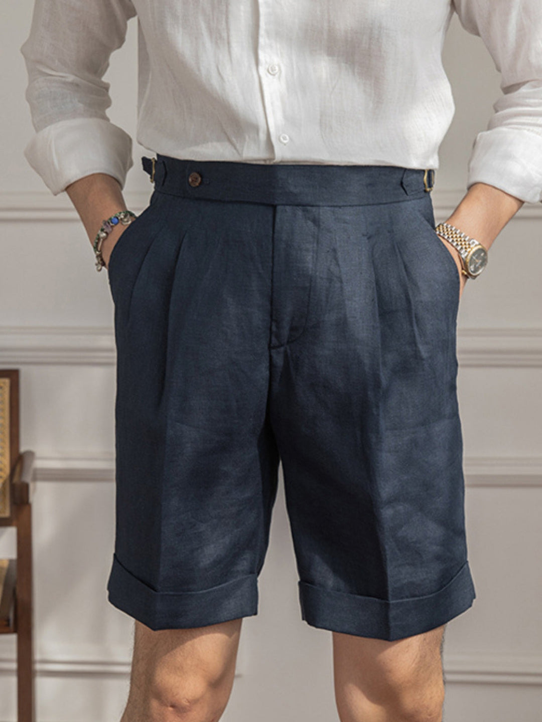 Herren Leinen Shorts | Frühling & Sommer | Lockere Passform & Lässiger Stil