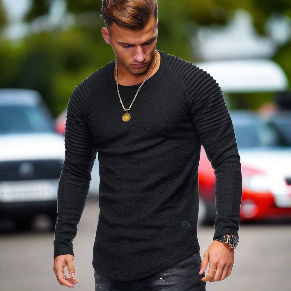 Herren Langarmshirt | Slimfit | Lange Ärmel | Sommer Apex
