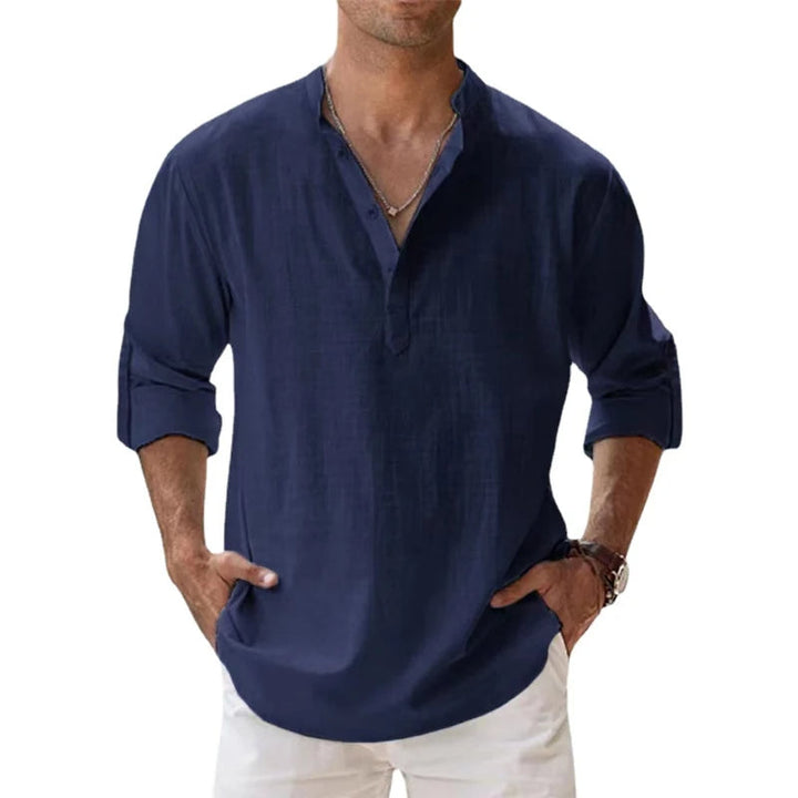 Herren Hemd | Straight | Mit Knöpfen | Sommer