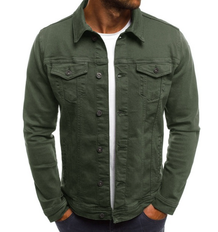 Herren Jacke | Slimfit | Mit Knöpfen | Lente