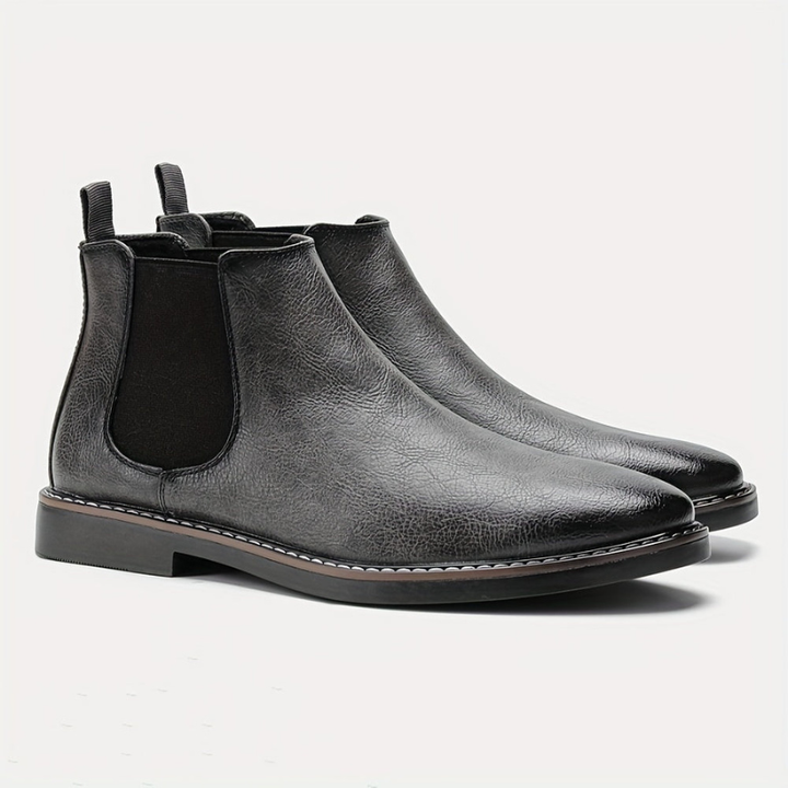 Winterstiefel Herren | Zweifarbiger Schaft | Rutschfeste Schuhe